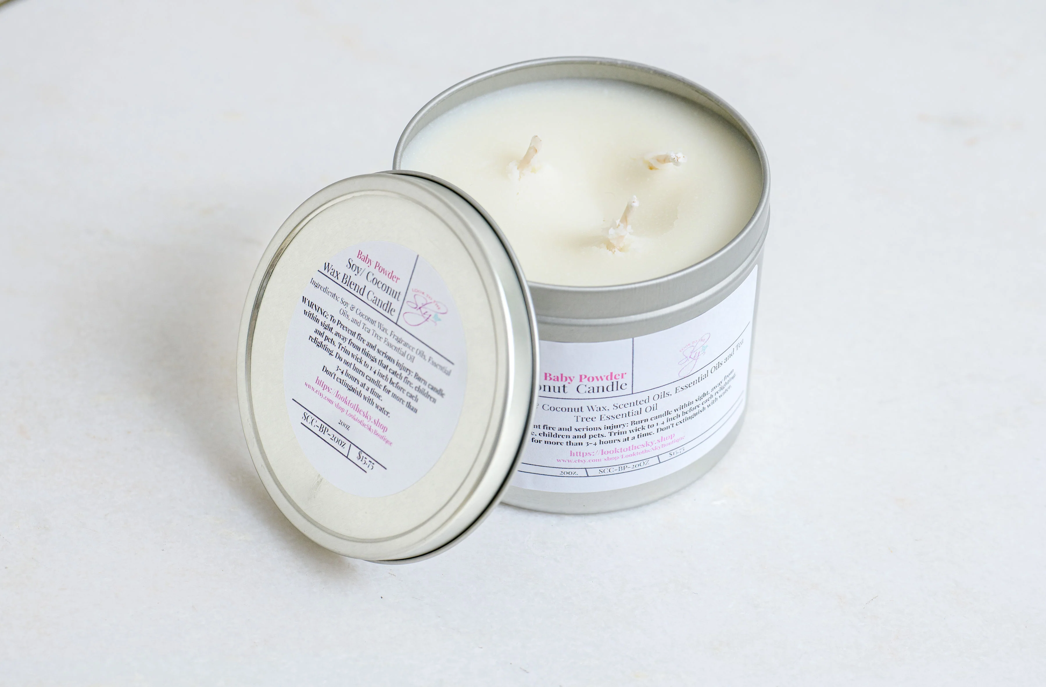 Soy Coconut Blend Candle (2oz)